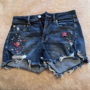 American eagle Hi-rise shortie short